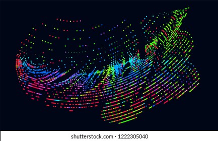 abstract vector background-Dot Graphics  