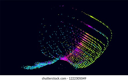 abstract vector background-Dot Graphics  