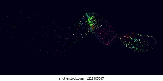 abstract vector background-Dot Graphics  