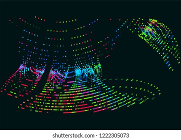 abstract vector background-Dot Graphics  