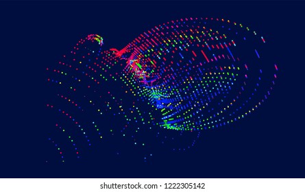 abstract vector background-Dot Graphics  