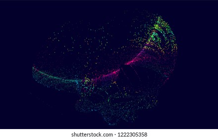 abstract vector background-Dot Graphics  
