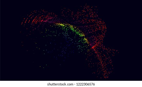 abstract vector background-Dot Graphics