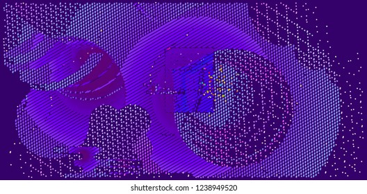 abstract vector background-Dot Graphics