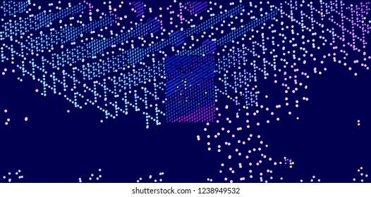 abstract vector background-Dot Graphics