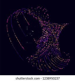 abstract vector background-Dot Graphics 