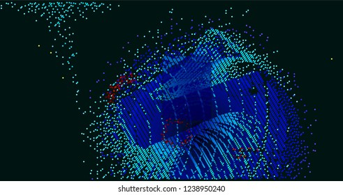 abstract vector background-Dot Graphics 