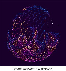 abstract vector background-Dot Graphics 