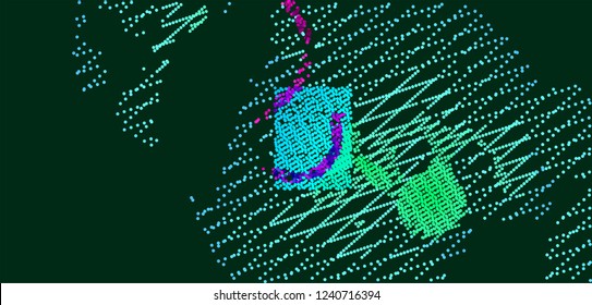 abstract vector background-Dot Graphics 