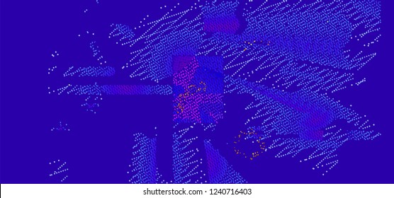 abstract vector background-Dot Graphics 