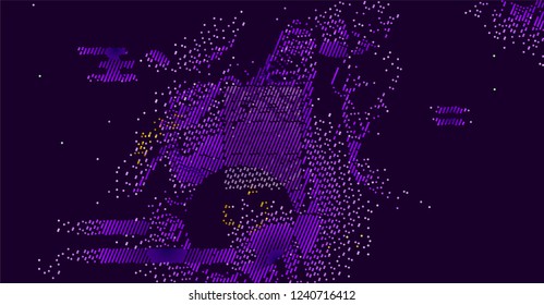 abstract vector background-Dot Graphics 