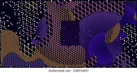 abstract vector background-Dot Graphics 