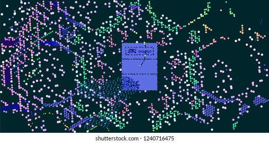 abstract vector background-Dot Graphics 