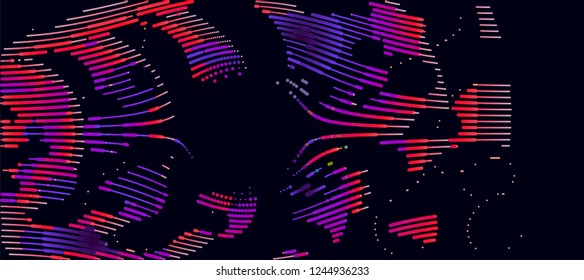 abstract vector background-Dot Graphics  