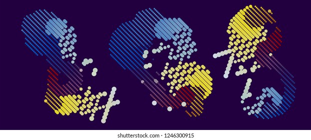 abstract vector background-Dot Graphics 