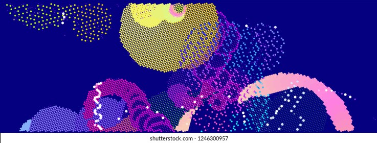 abstract vector background-Dot Graphics 