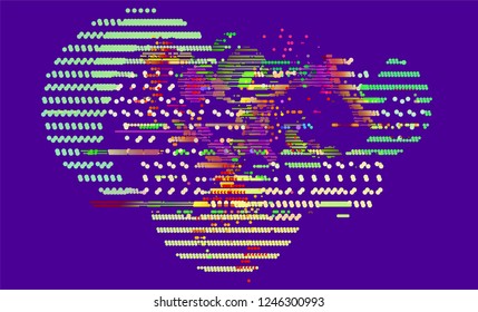 abstract vector background-Dot Graphics 