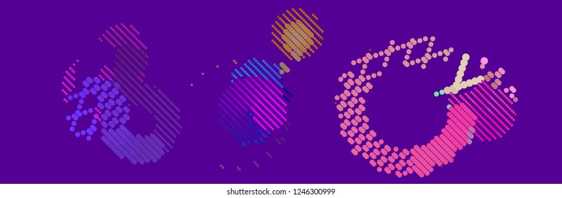 abstract vector background-Dot Graphics 