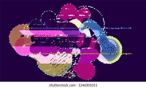 abstract vector background-Dot Graphics 