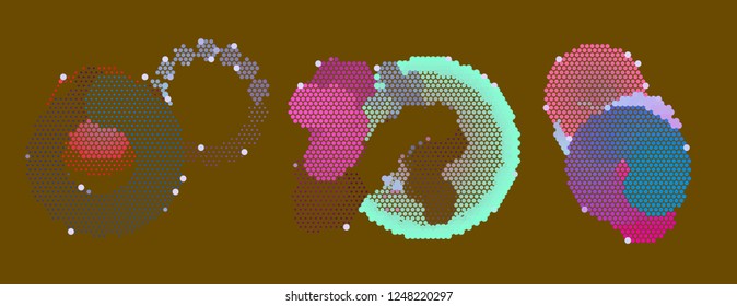 abstract vector background-Dot Graphics  
