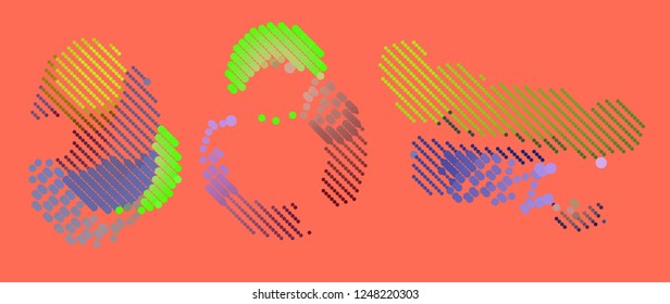 abstract vector background-Dot Graphics  