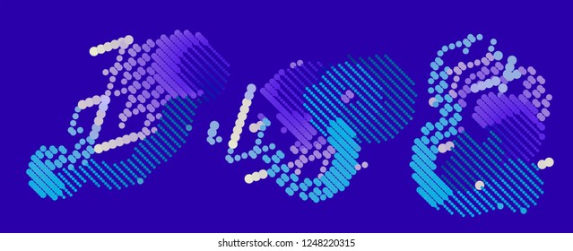 abstract vector background-Dot Graphics  