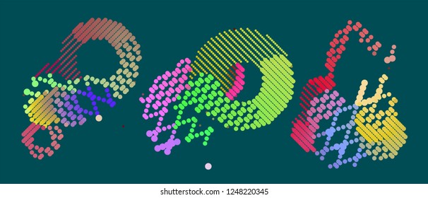 abstract vector background-Dot Graphics  