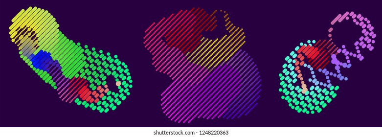 abstract vector background-Dot Graphics  