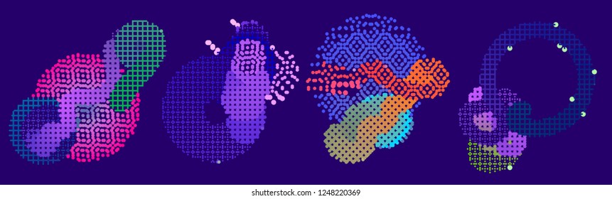 abstract vector background-Dot Graphics  