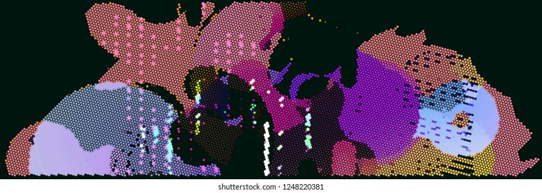 abstract vector background-Dot Graphics  