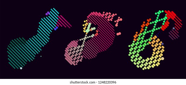 abstract vector background-Dot Graphics  