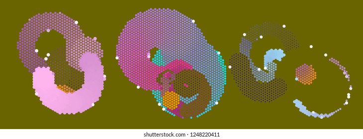 abstract vector background-Dot Graphics  