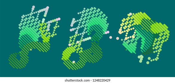 abstract vector background-Dot Graphics  