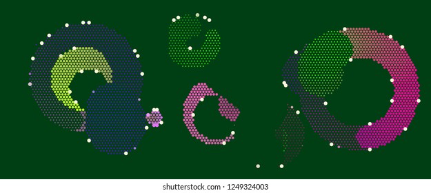 abstract vector background-Dot Graphics