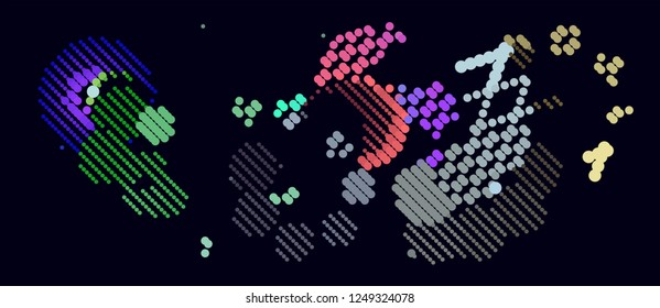 abstract vector background-Dot Graphics