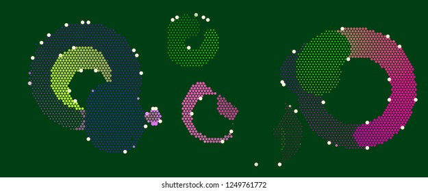 abstract vector background-Dot Graphics