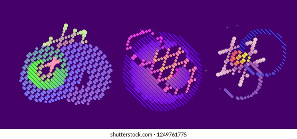 abstract vector background-Dot Graphics