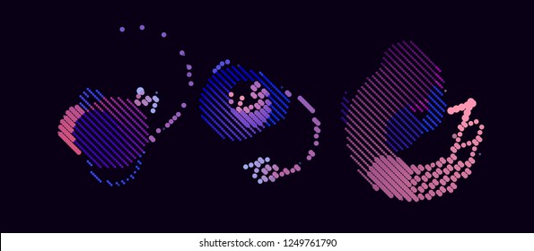 abstract vector background-Dot Graphics