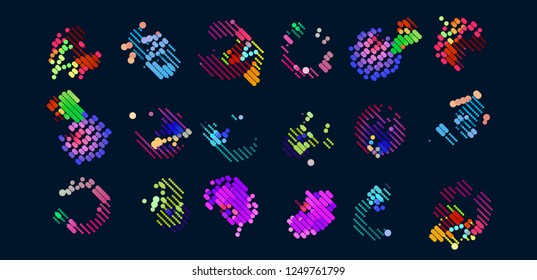 abstract vector background-Dot Graphics