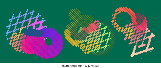 abstract vector background-Dot Graphics