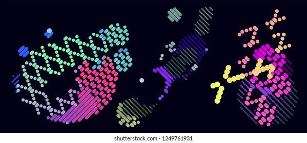 abstract vector background-Dot Graphics