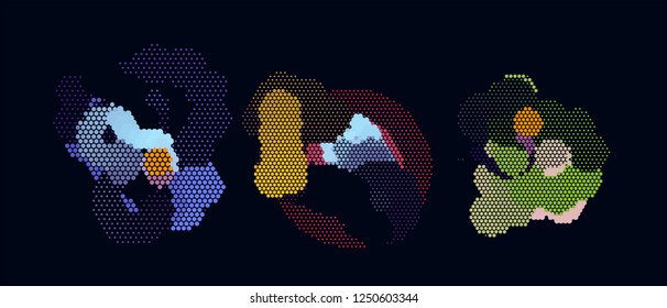 abstract vector background-Dot Graphics