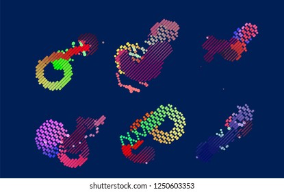 abstract vector background-Dot Graphics