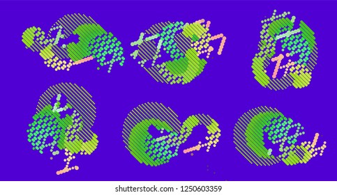 abstract vector background-Dot Graphics