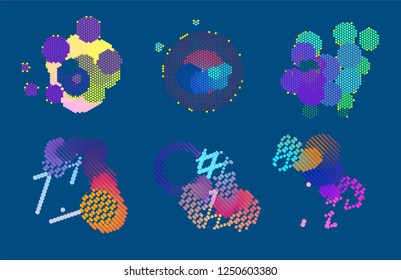 abstract vector background-Dot Graphics
