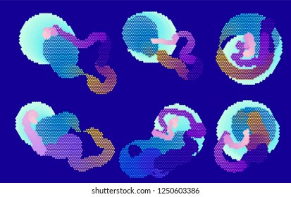 abstract vector background-Dot Graphics