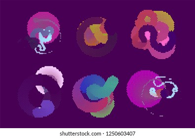 abstract vector background-Dot Graphics