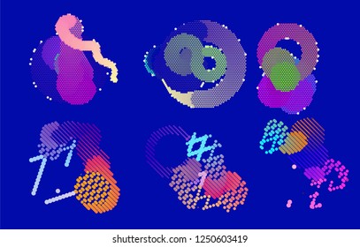 abstract vector background-Dot Graphics