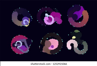 abstract vector background-Dot Graphics
