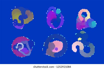 abstract vector background-Dot Graphics